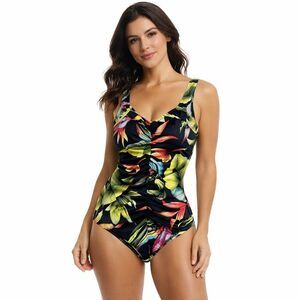 Riviera Swimsuit Size 10 One Piece Tropical Print